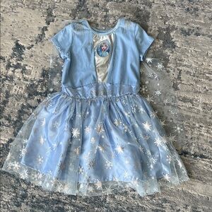 Disney Frozen Blue and Silver Dress Size 6